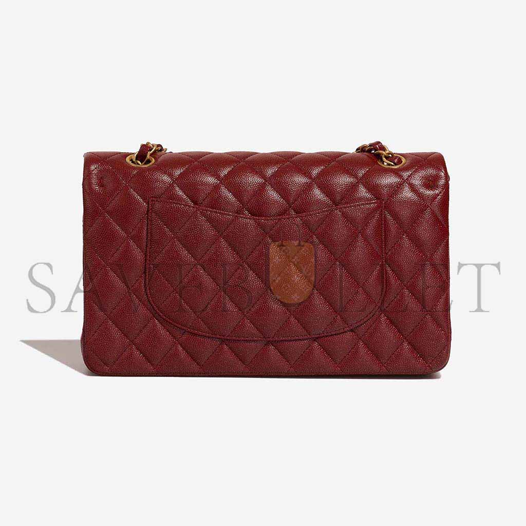 Ch*el timeless medium caviar red as3011 (25.5*15.5*6.5cm)